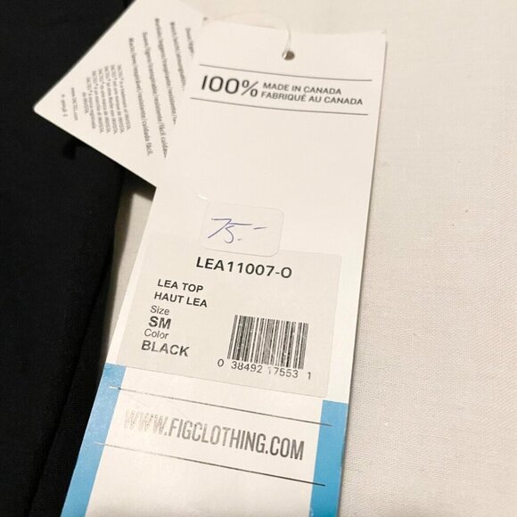 Fig Clothing Ocean Tank Top Black Womens Size Small - Picture 6 of 16